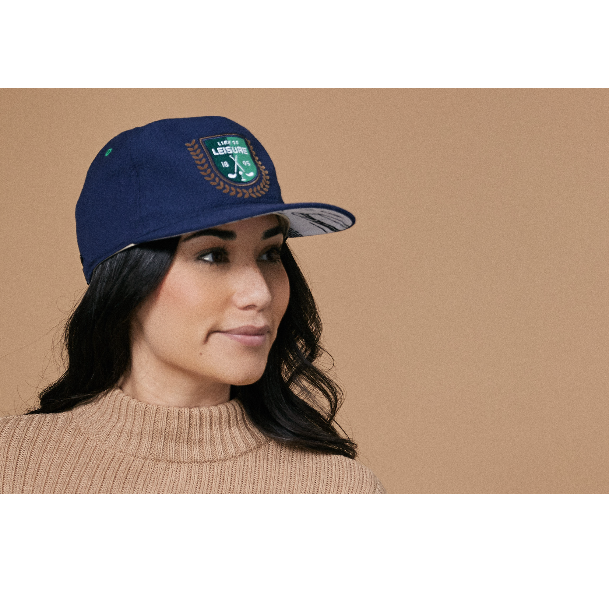 Goorin Bros. club house 5 panel baseball cap Navy  womens styling
