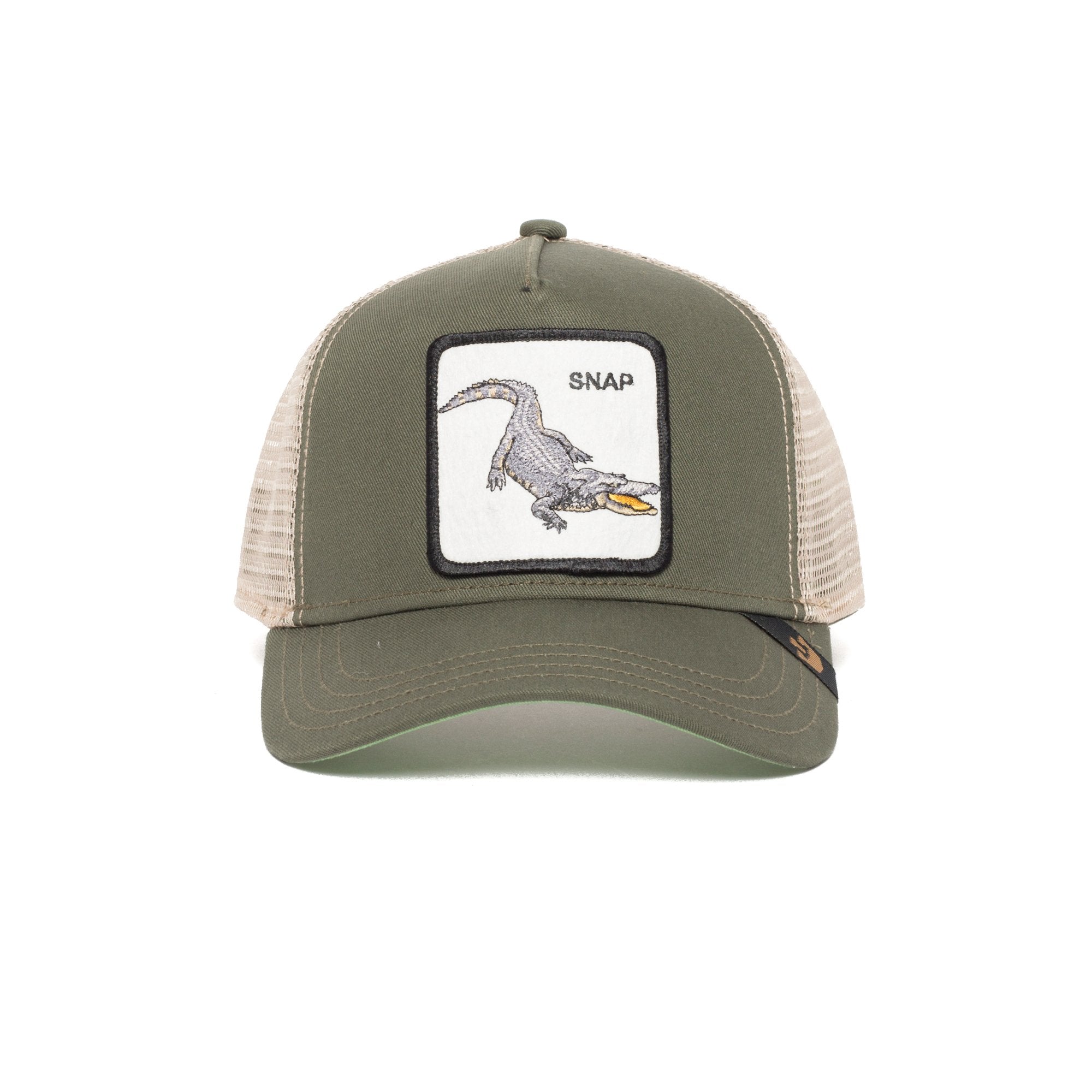 Goorin Bros. snap at ya baseball cap Olive front view