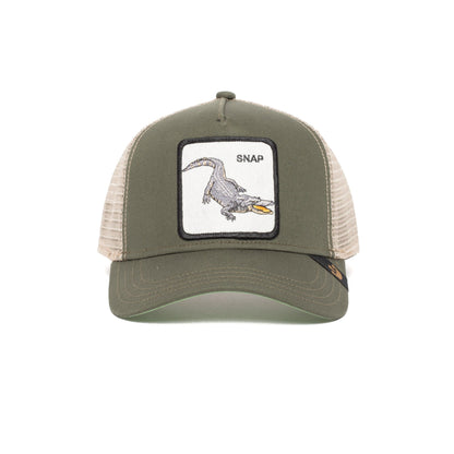 Goorin Bros. snap at ya baseball cap Olive front view