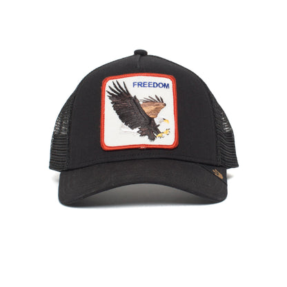 Goorin Bros. freedom cotton 5 panel baseball cap Black front view