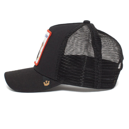 Goorin Bros. freedom cotton 5 panel baseball cap Black side view