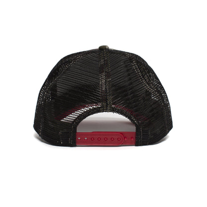 Goorin Bros. freedom cotton 5 panel baseball cap Green back view