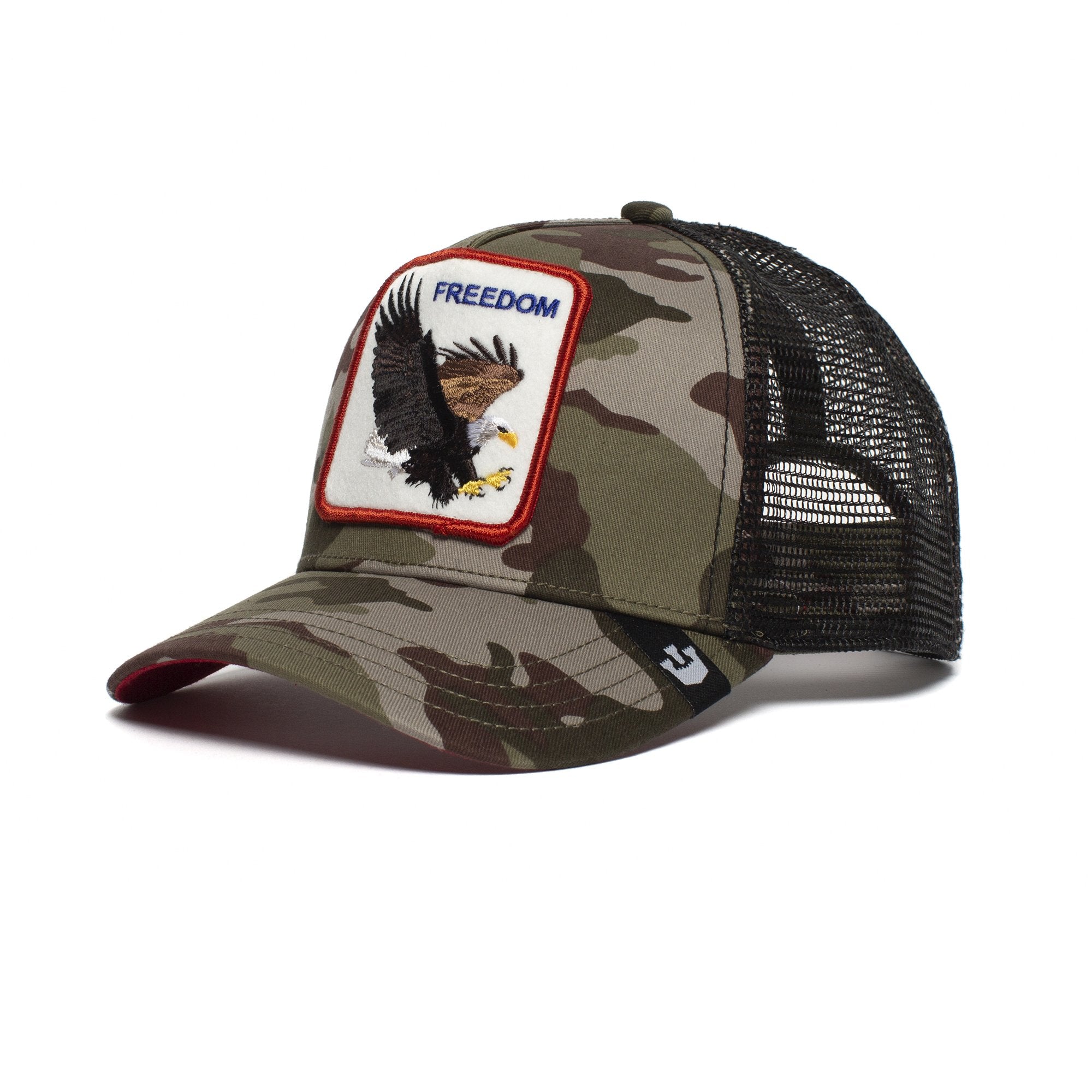 Goorin Bros. freedom cotton 5 panel baseball cap Green left side view