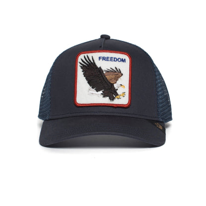 Goorin Bros. freedom cotton 5 panel baseball cap Navy front view