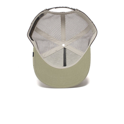 Goorin Bros. freedom cotton 5 panel baseball cap Olive under view