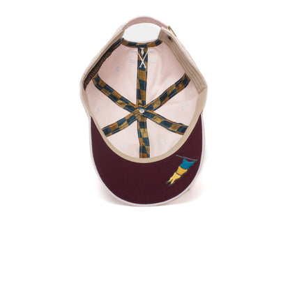 Goorin Bros. par tee cotton 6 panel baseball cap Pink under view