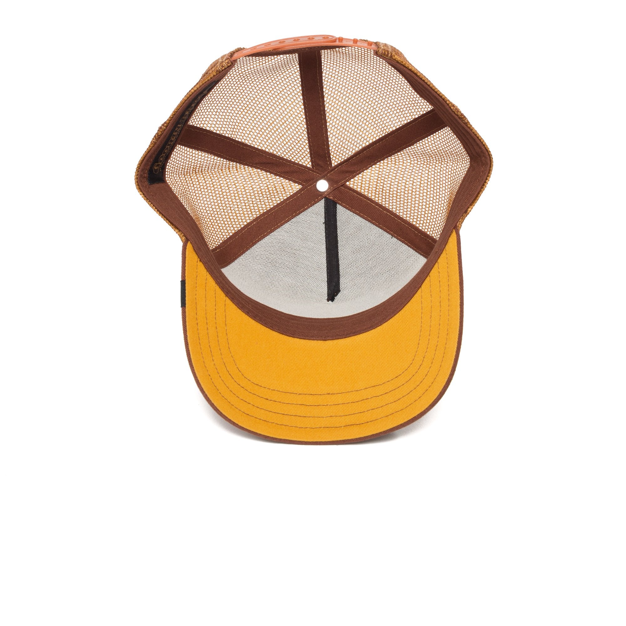 Goorin Bros. bad bad ass cotton baseball cap Brown under view