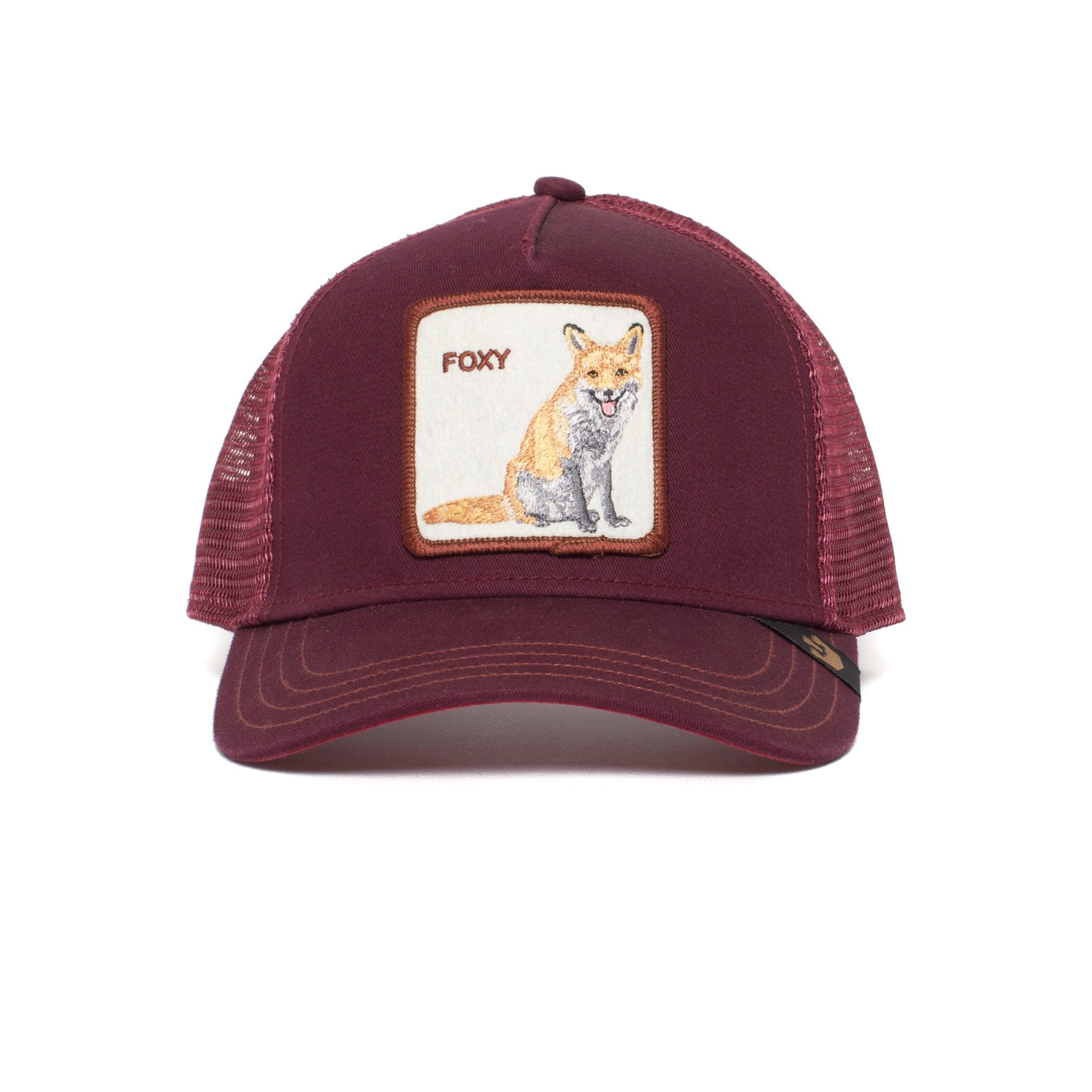 Goorin Bros. foxy mama cotton baseball cap Maroon front view