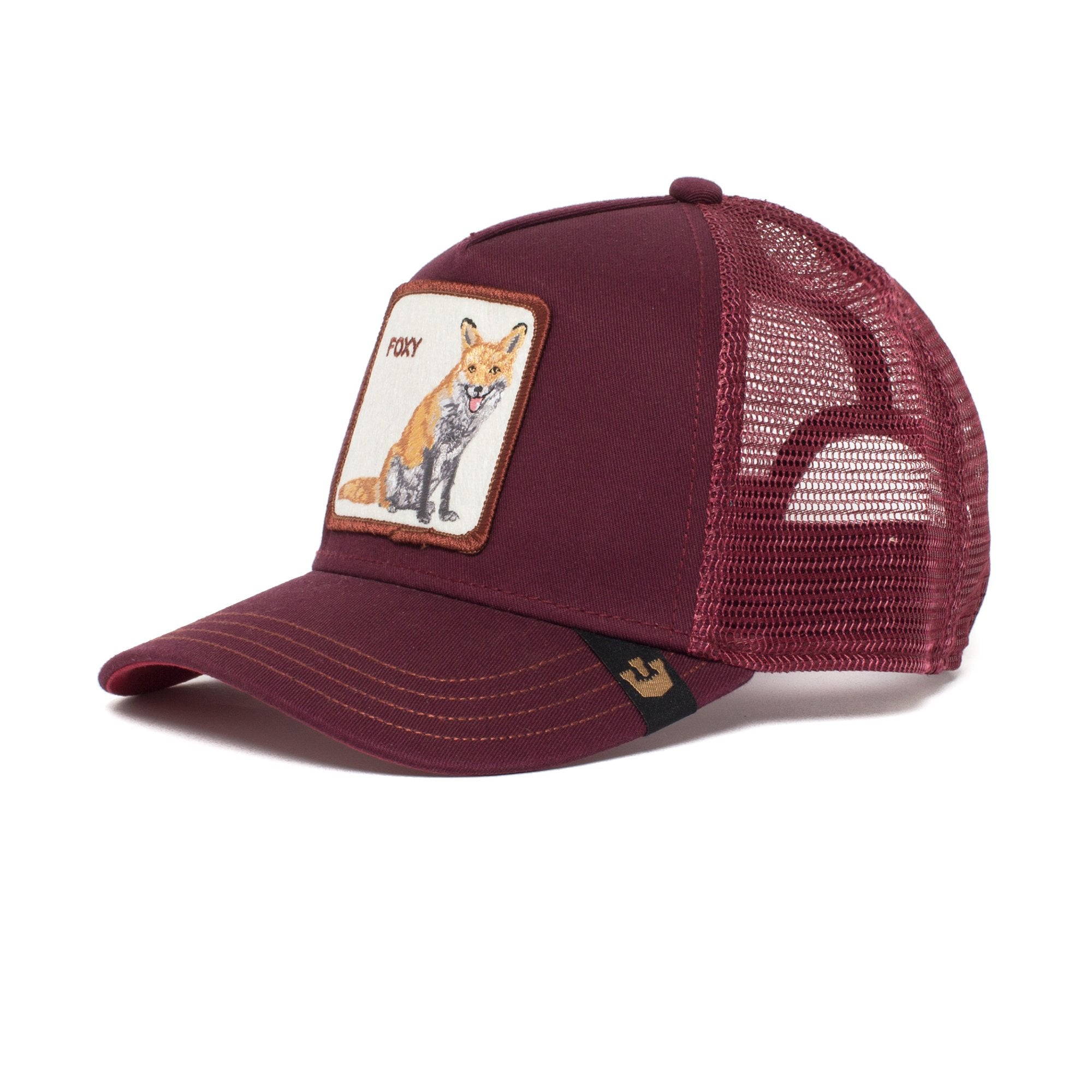 Goorin Bros. foxy mama cotton baseball cap Maroon left side view