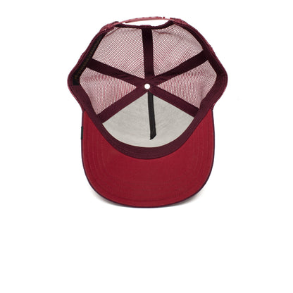 Goorin Bros. foxy mama cotton baseball cap Maroon under view