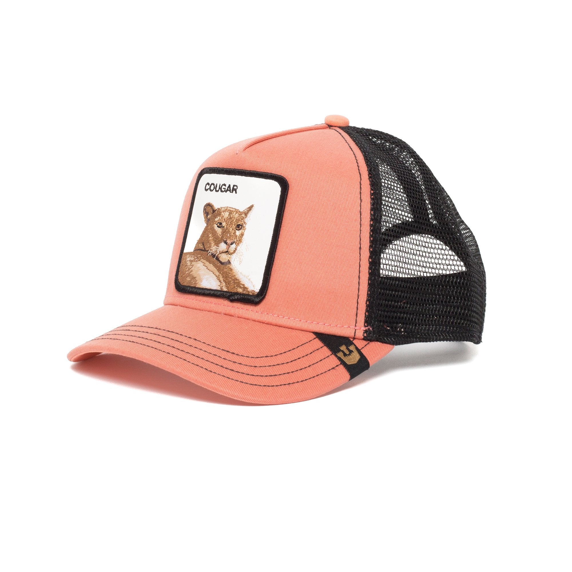 Goorin Bros. cougar town cotton baseball cap Coral left side view