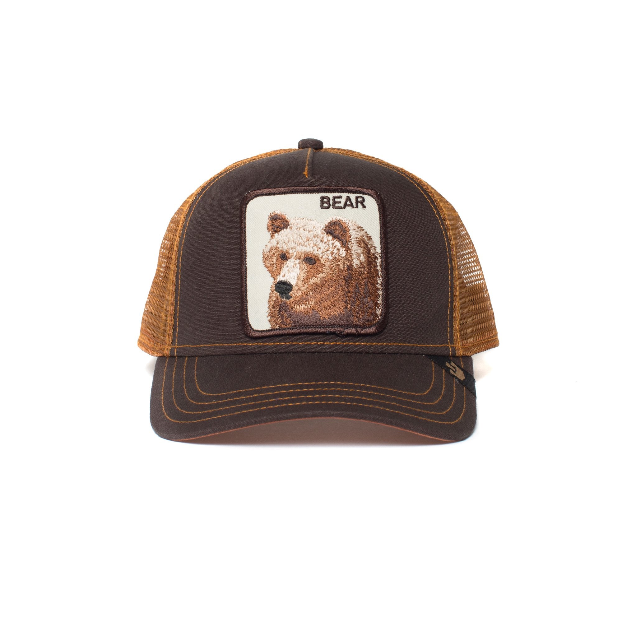 Goorin Bros. bear hands baseball cap Brown front view