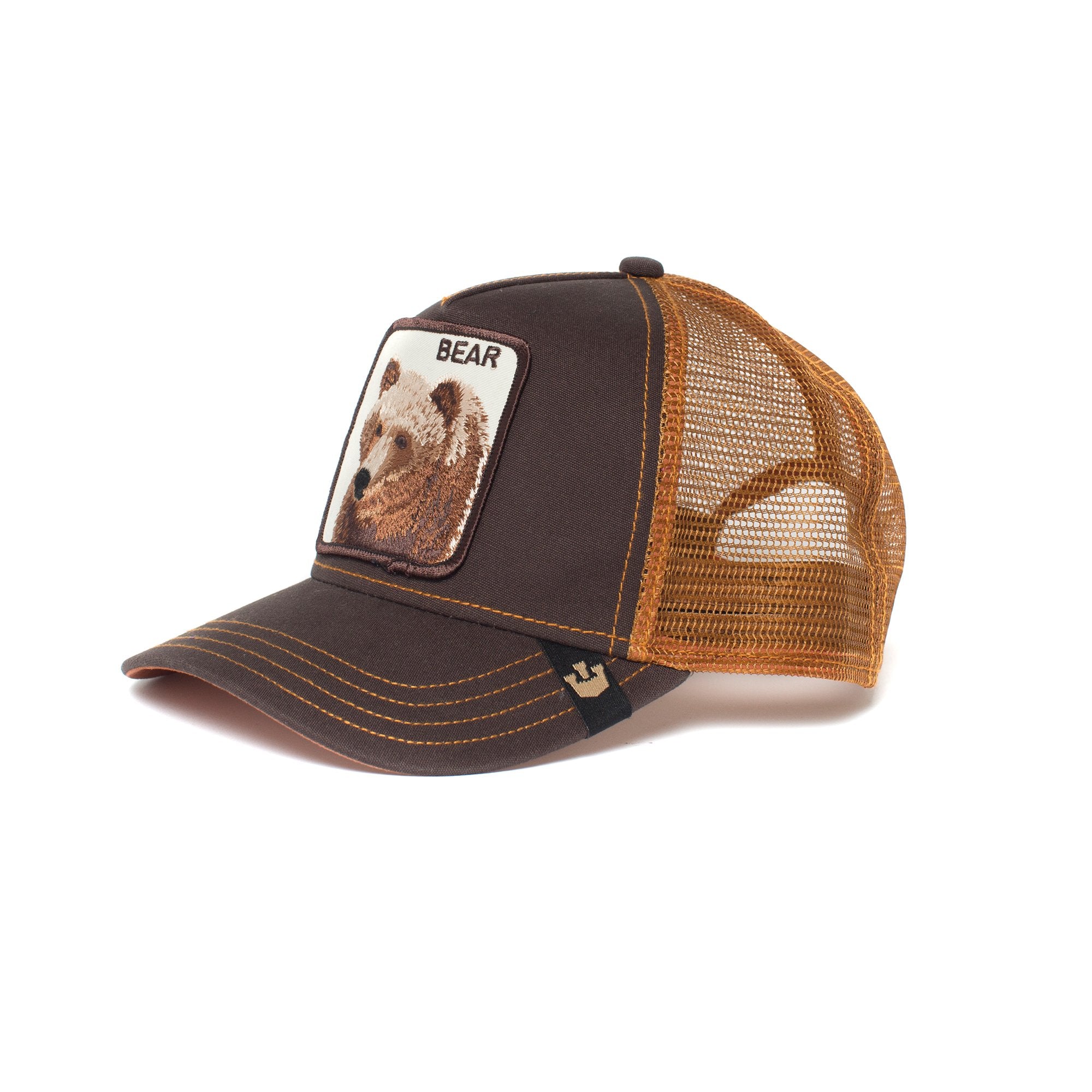 Goorin Bros. bear hands baseball cap Brown left side view