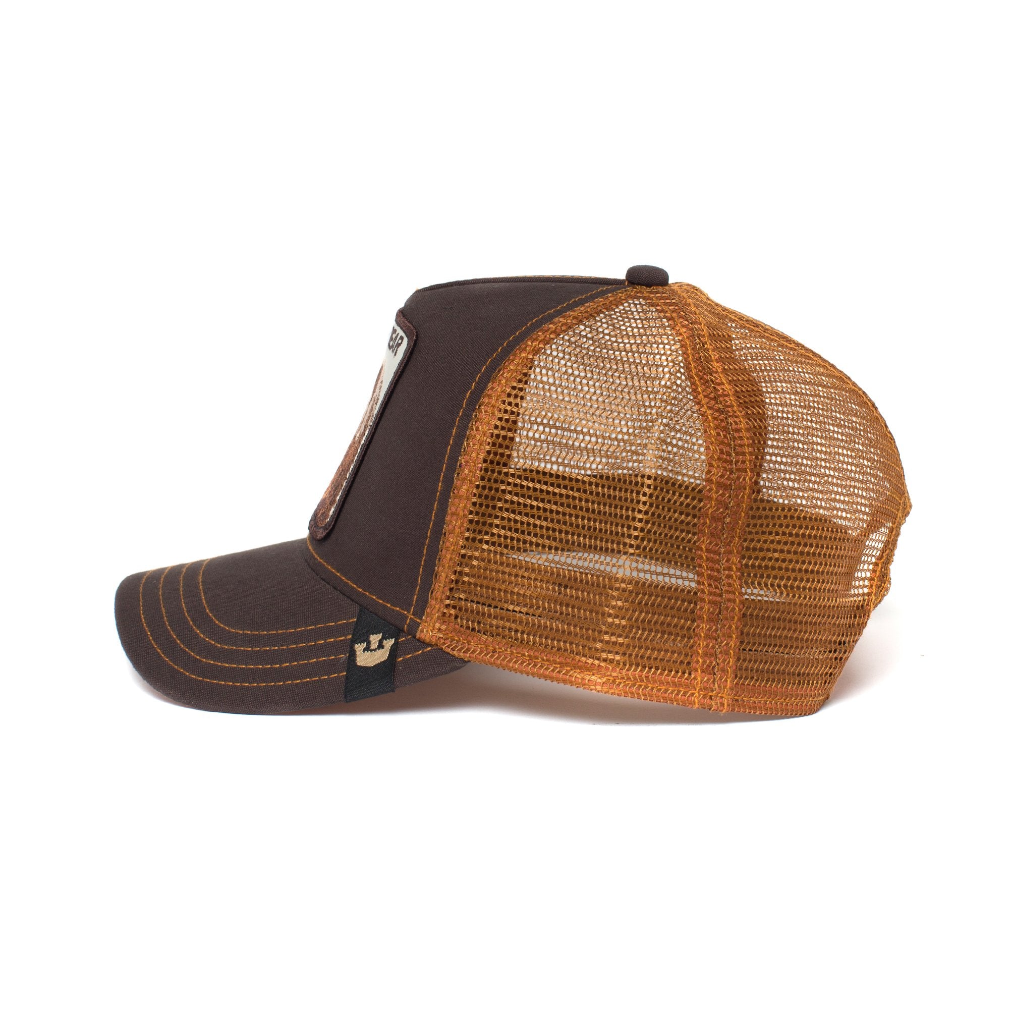 Goorin Bros. bear hands baseball cap Brown side view