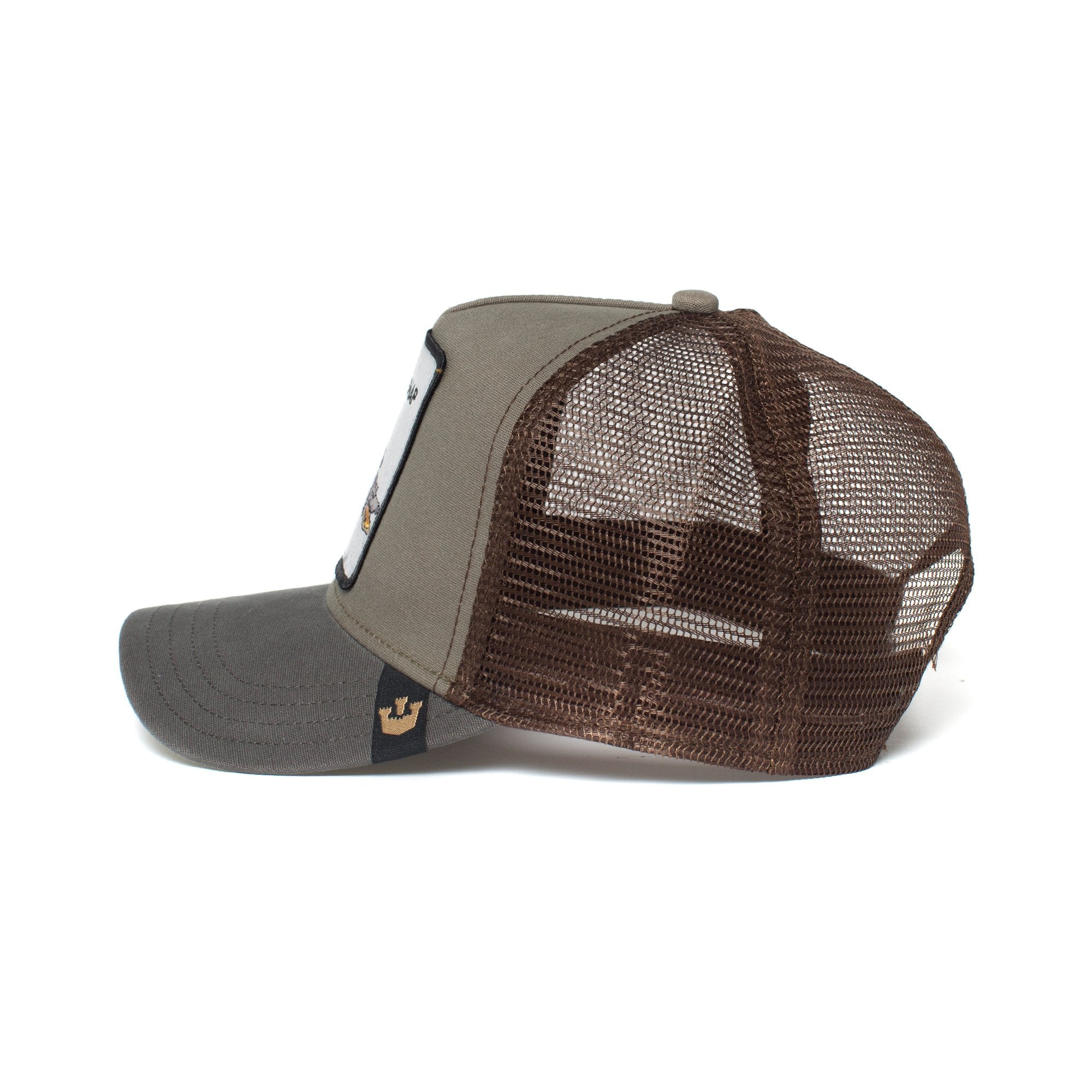 Goorin Bros. snap it up baseball cap Grey side view