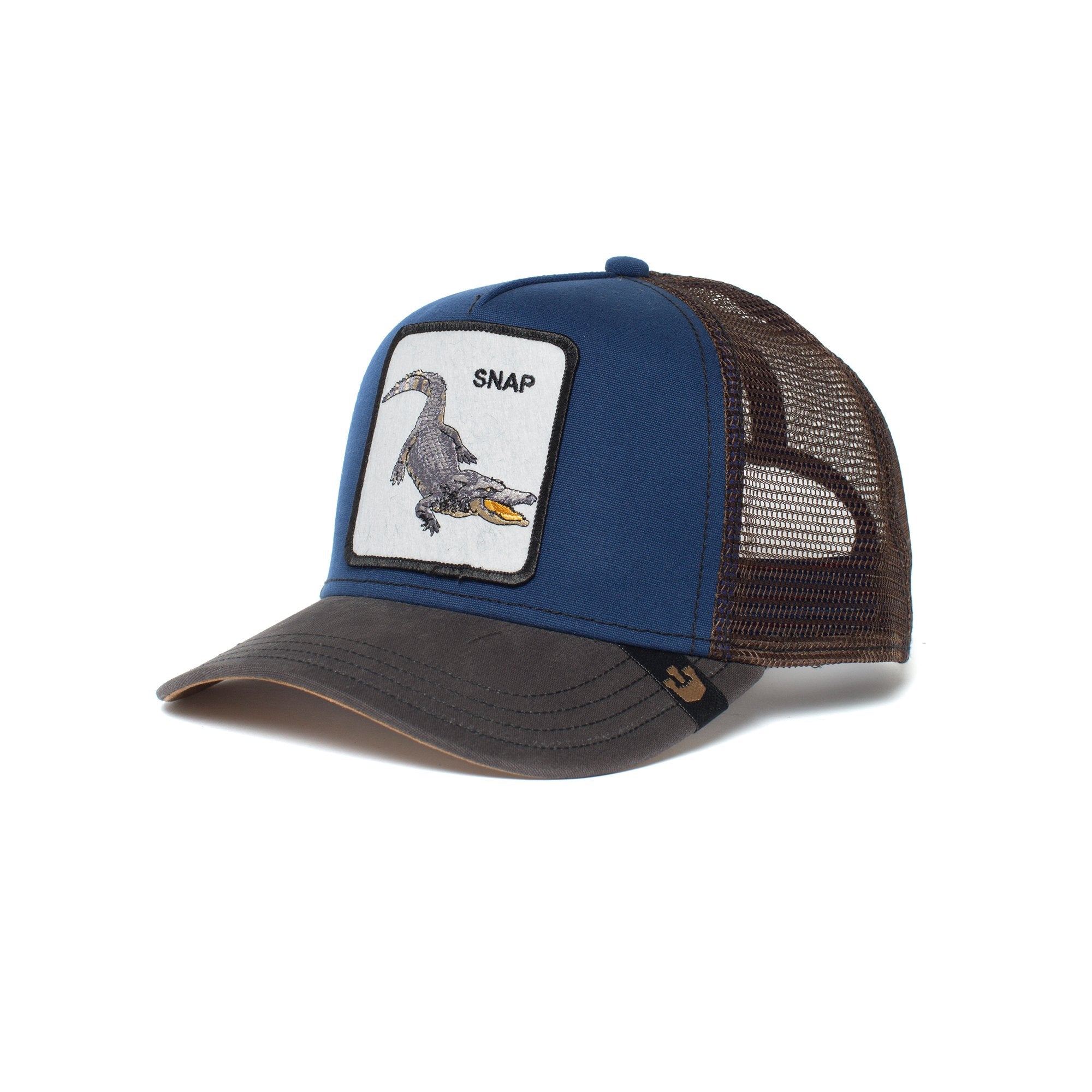 Goorin Bros. snap it down baseball cap Royal Blue left side view
