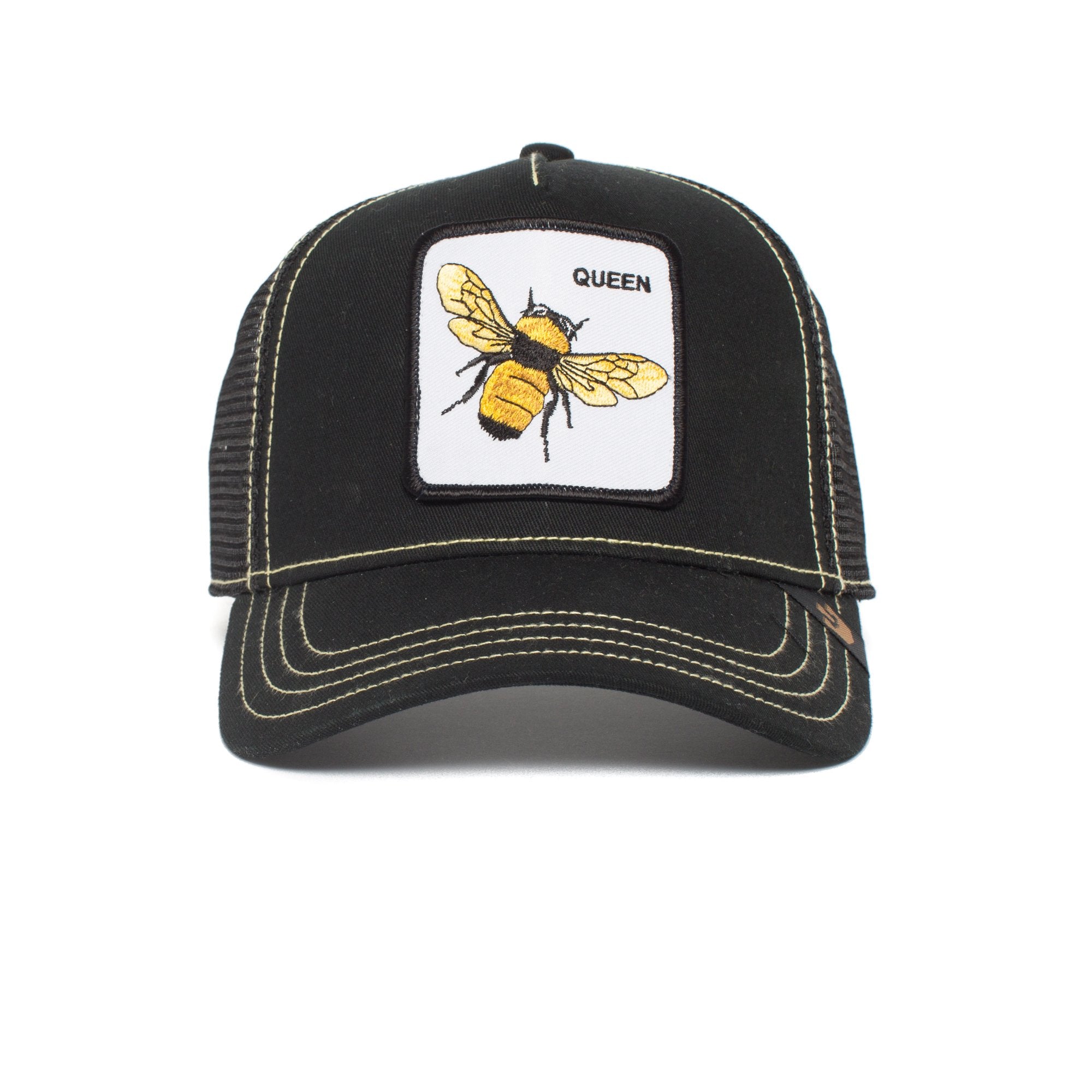 Goorin Bros. queen bee trucker baseball cap Black front view