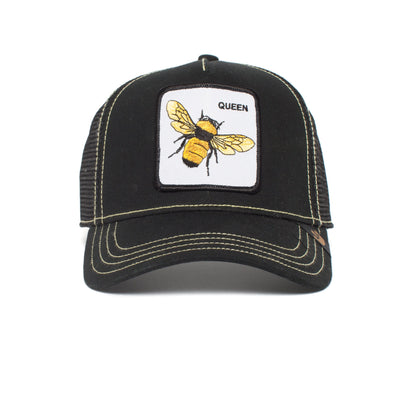 Goorin Bros. queen bee trucker baseball cap Black front view