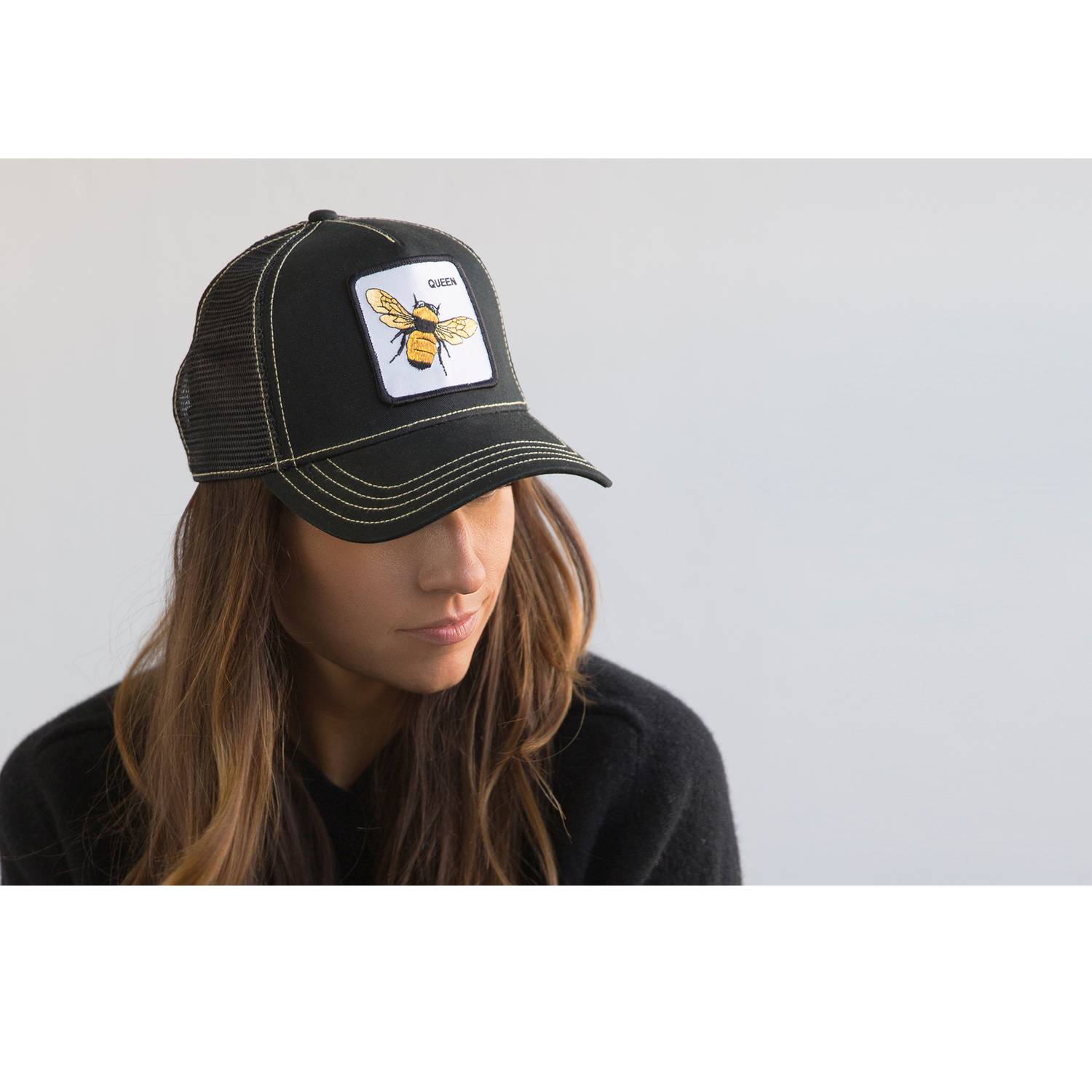 Goorin Bros. queen bee trucker baseball cap Black  womens styling