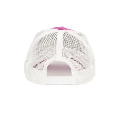 Goorin Bros. bite back trucker baseball cap Pink back view