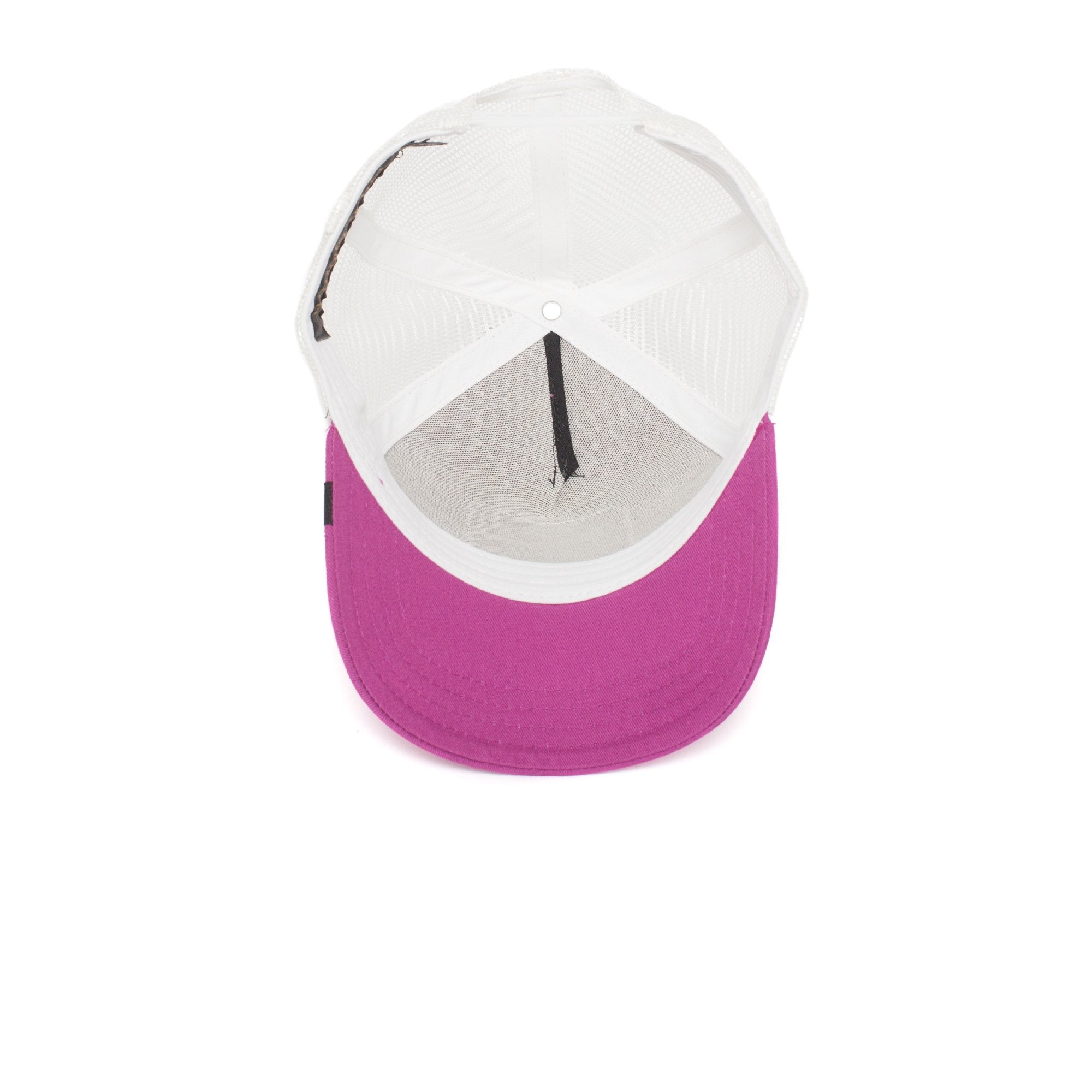 Goorin Bros. bite back trucker baseball cap Pink under view