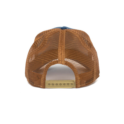 Goorin Bros. big horn trucker baseball cap Navy back view