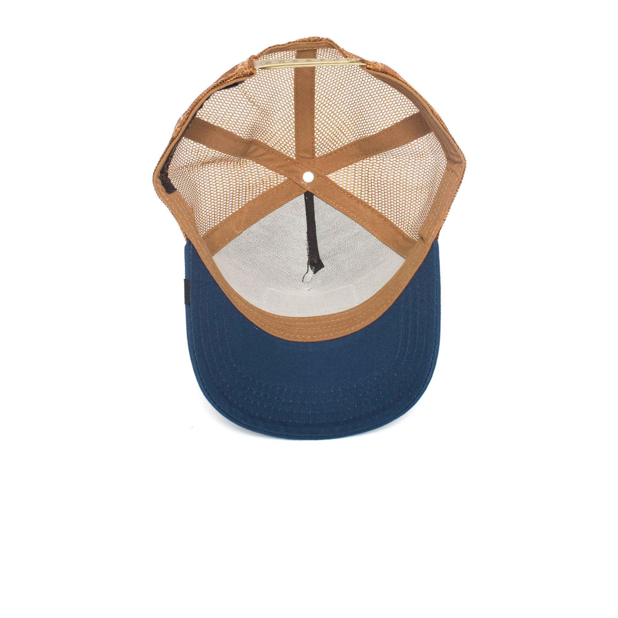 Goorin Bros. big horn trucker baseball cap Navy under view