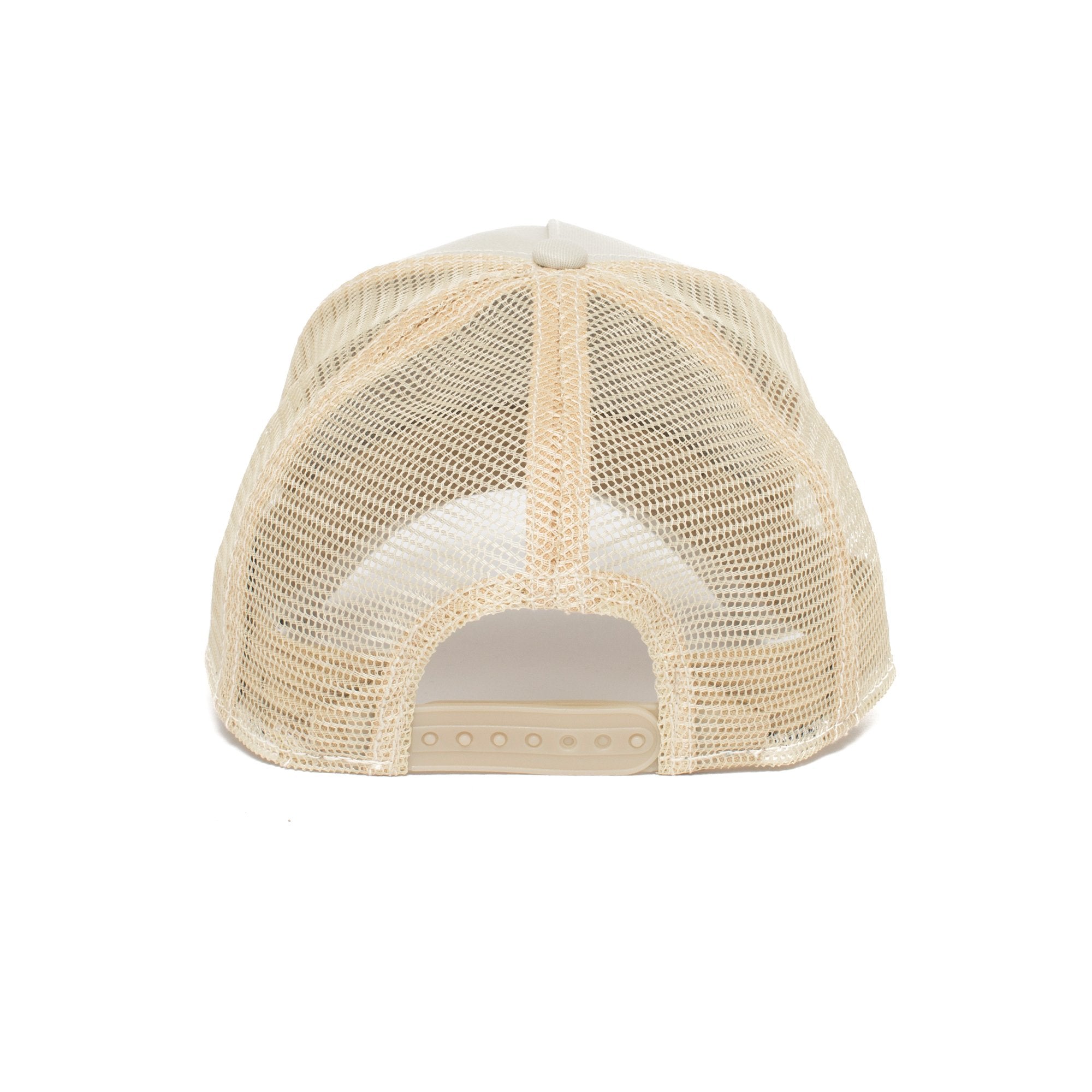 Goorin Bros. otter trucker baseball cap Stone back view