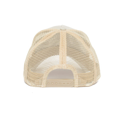 Goorin Bros. otter trucker baseball cap Stone back view