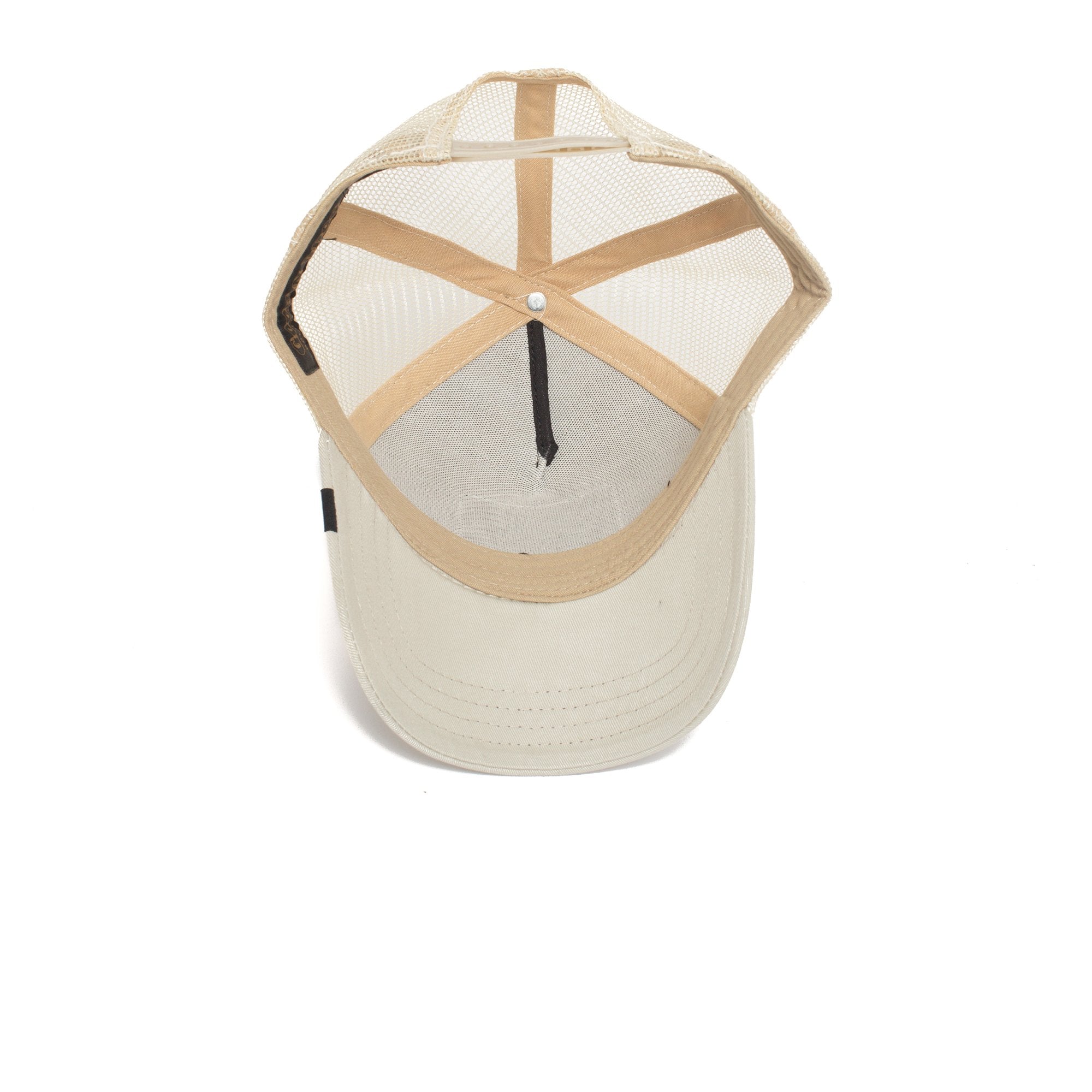 Goorin Bros. otter trucker baseball cap Stone under view