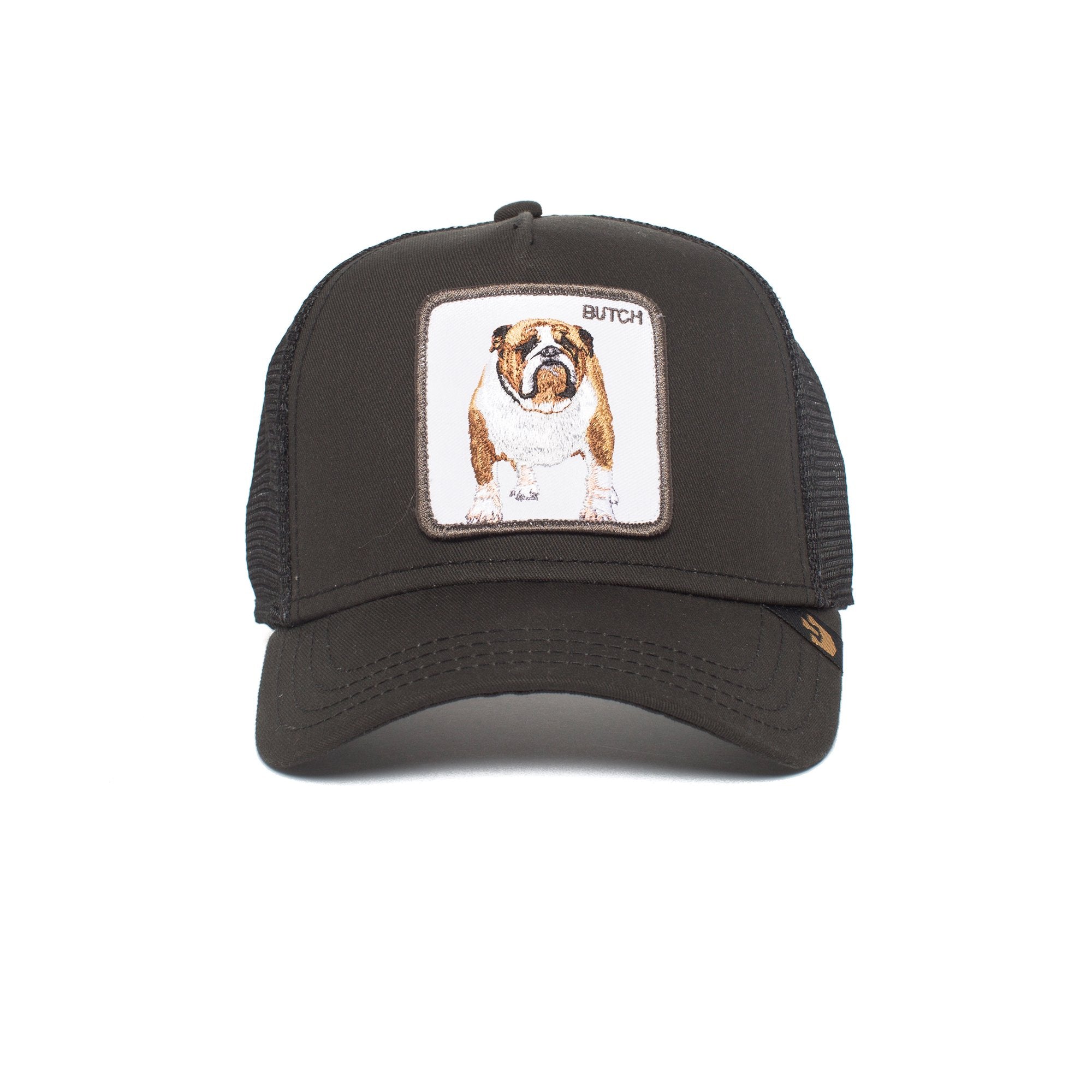 Goorin Bros. butch trucker baseball cap Black front view