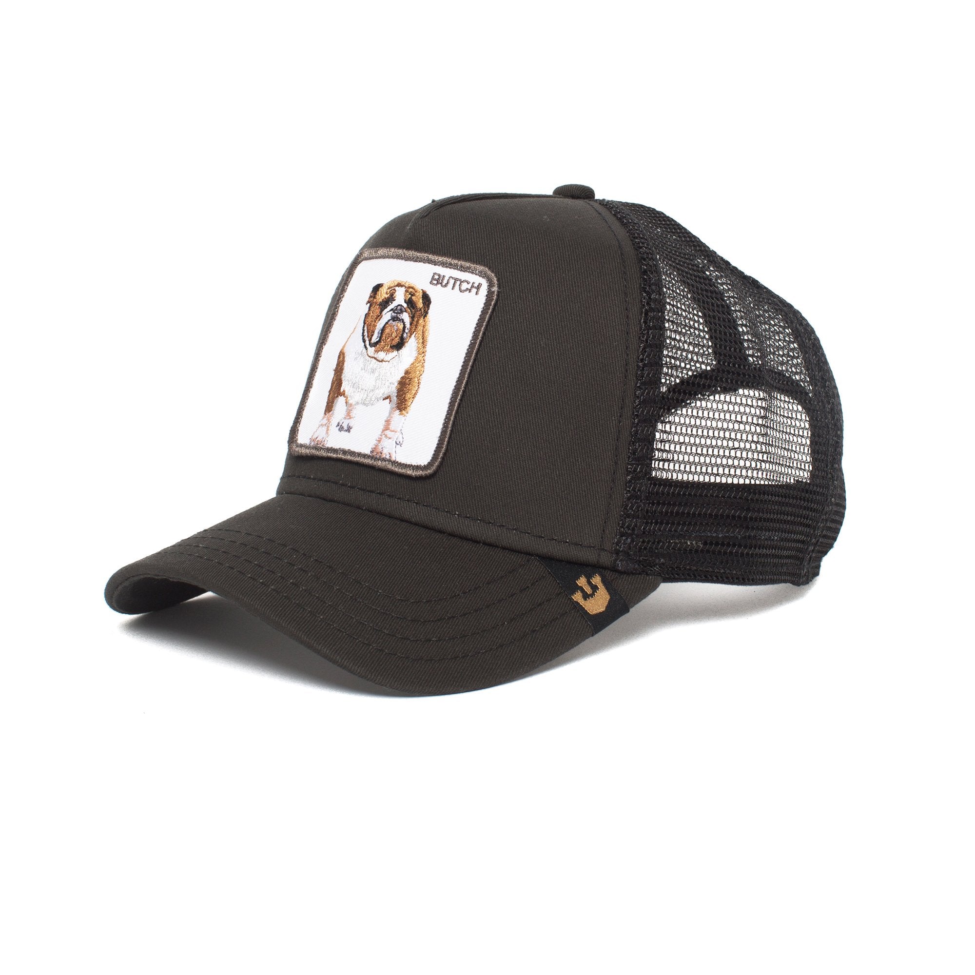 Goorin Bros. butch trucker baseball cap Black left side view