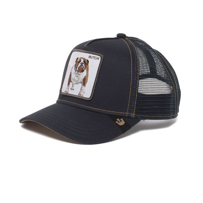 Goorin Bros. butch trucker baseball cap Navy left side view