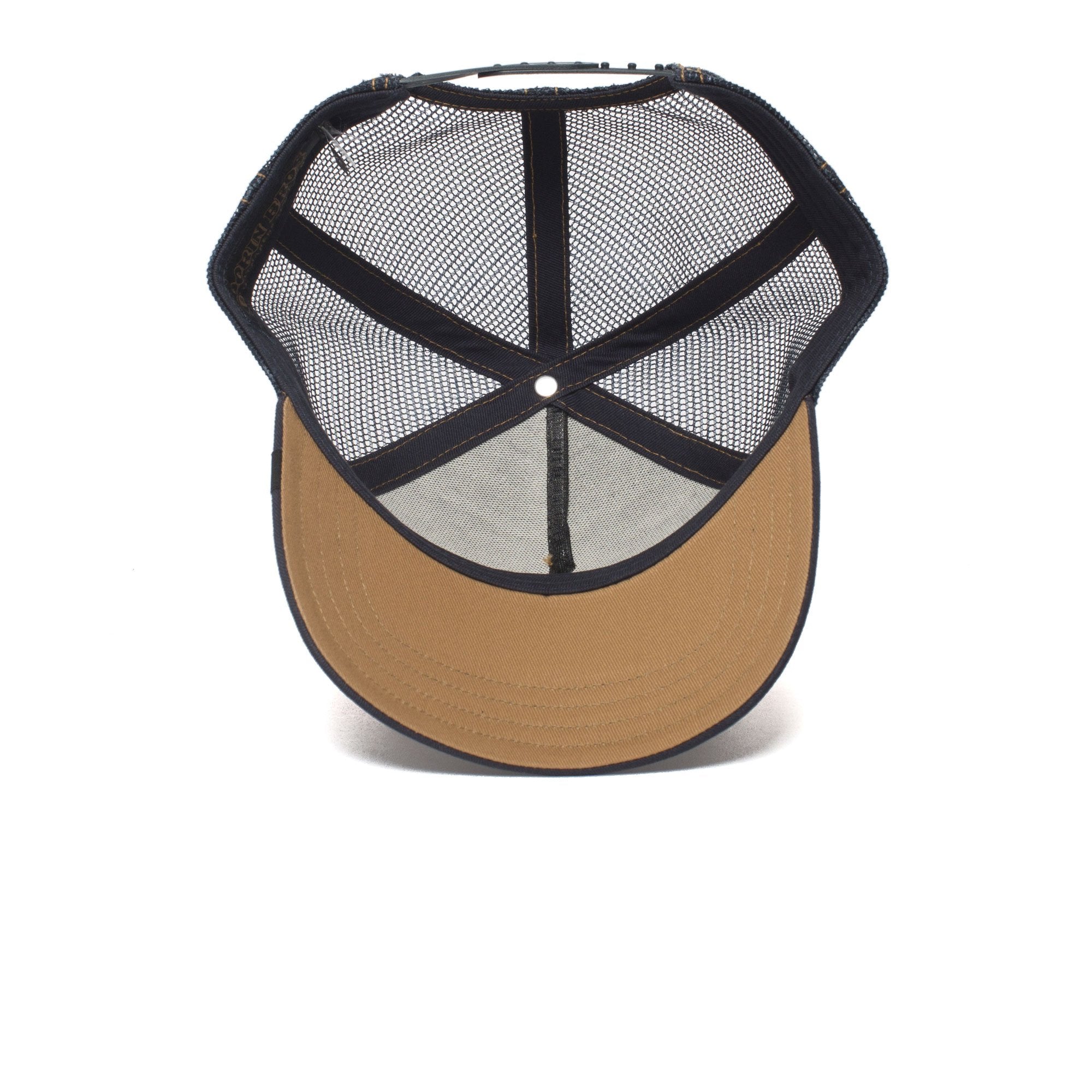 Goorin Bros. butch trucker baseball cap Navy under view