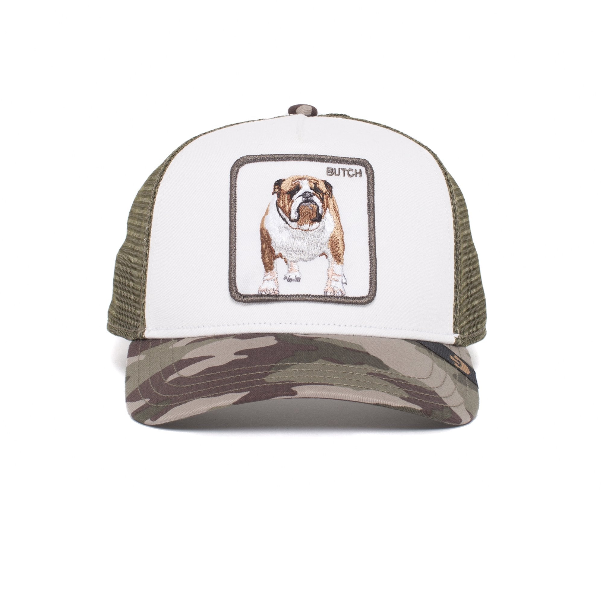 Goorin Bros. butch trucker baseball cap Olive front view