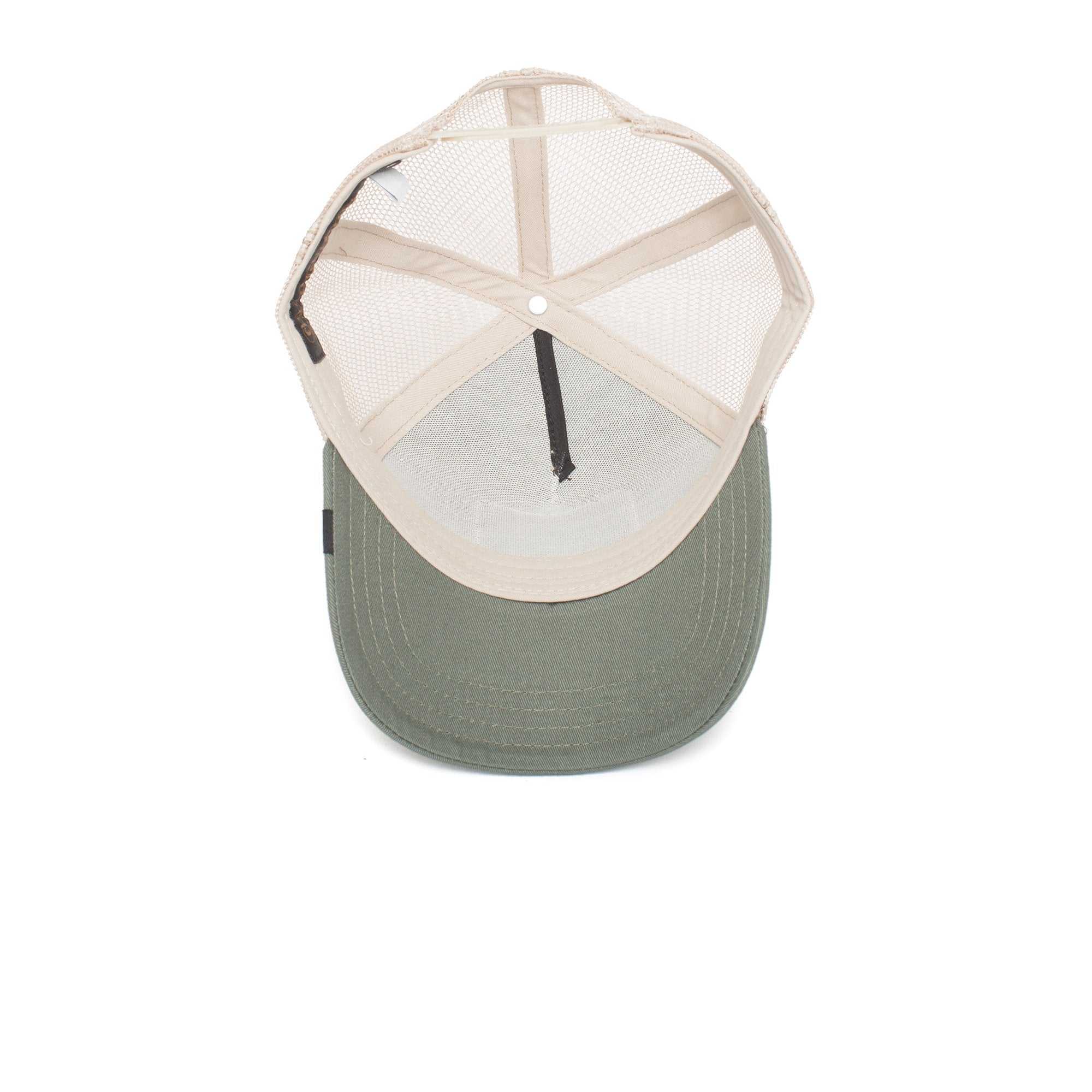 Goorin Bros. drew bear trucker baseball cap Olive under view