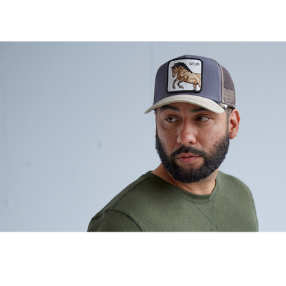 Goorin Bros. you stud 5 panel trucker baseball cap Grey  mens styling
