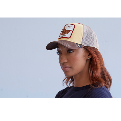 Goorin Bros. hen 5 panel trucker baseball cap Yellow  womens styling
