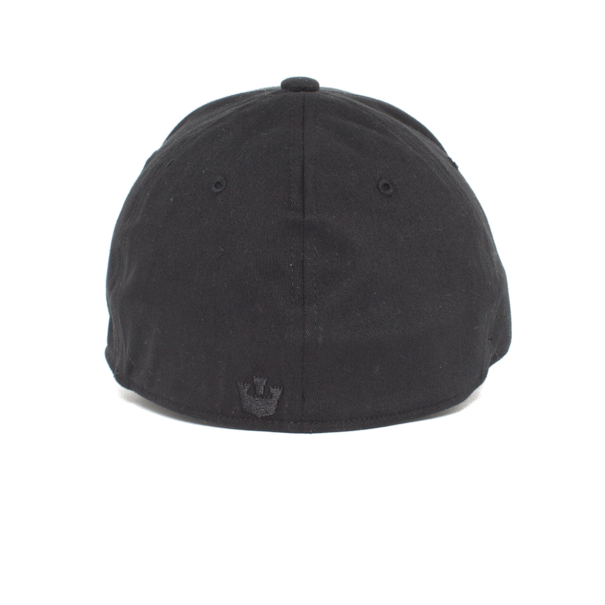 Goorin Bros. for the win cotton 6 panel fitted baseball cap Black back view