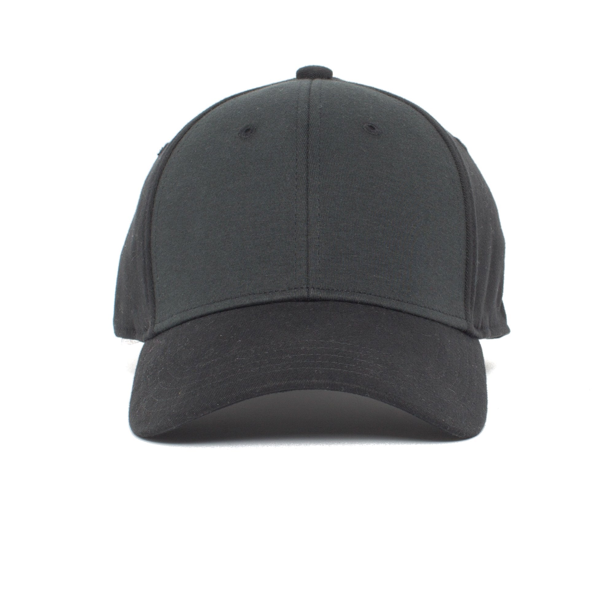 Goorin Bros. for the win cotton 6 panel fitted baseball cap Black front view