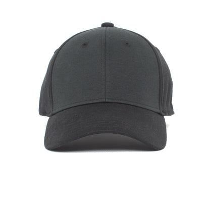 Goorin Bros. for the win cotton 6 panel fitted baseball cap Black front view
