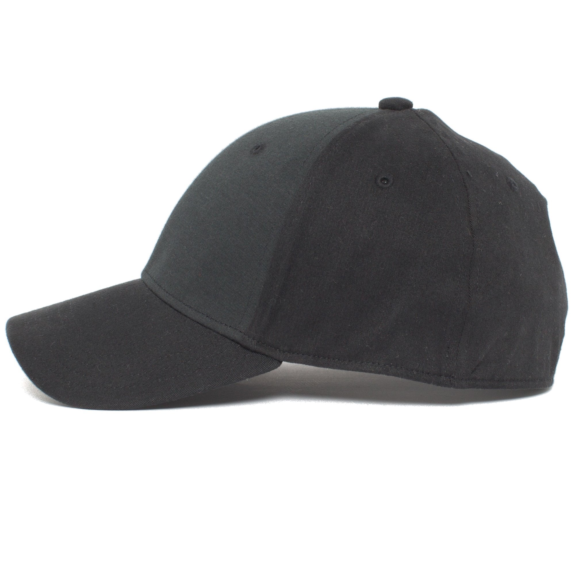 Goorin Bros. for the win cotton 6 panel fitted baseball cap Black side view
