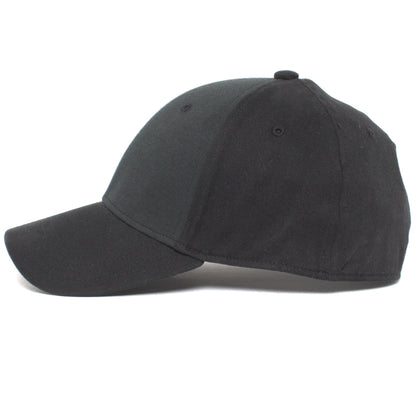 Goorin Bros. for the win cotton 6 panel fitted baseball cap Black side view