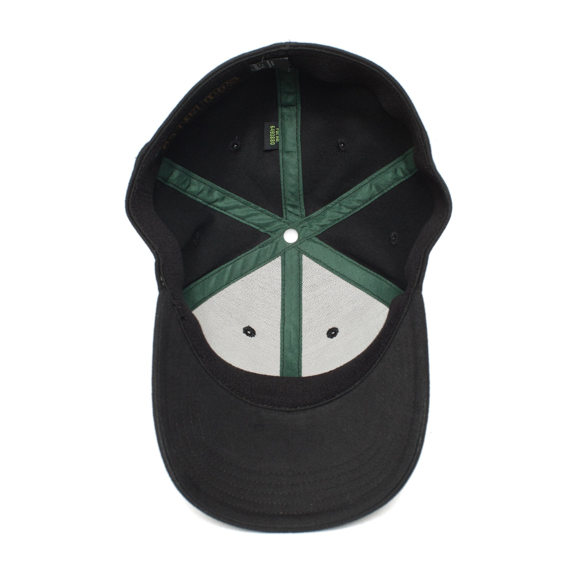 Goorin Bros. for the win cotton 6 panel fitted baseball cap Black under view