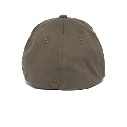 Goorin Bros. for the win cotton 6 panel fitted baseball cap Creme back view