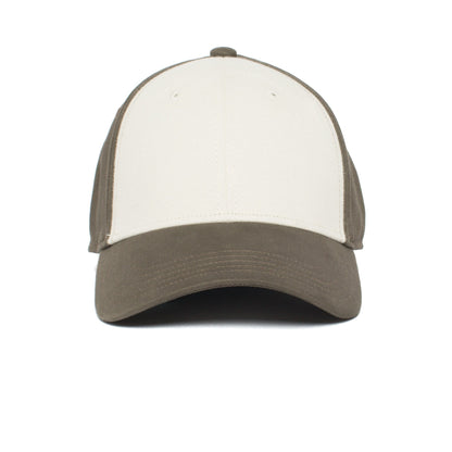 Goorin Bros. for the win cotton 6 panel fitted baseball cap Creme front view