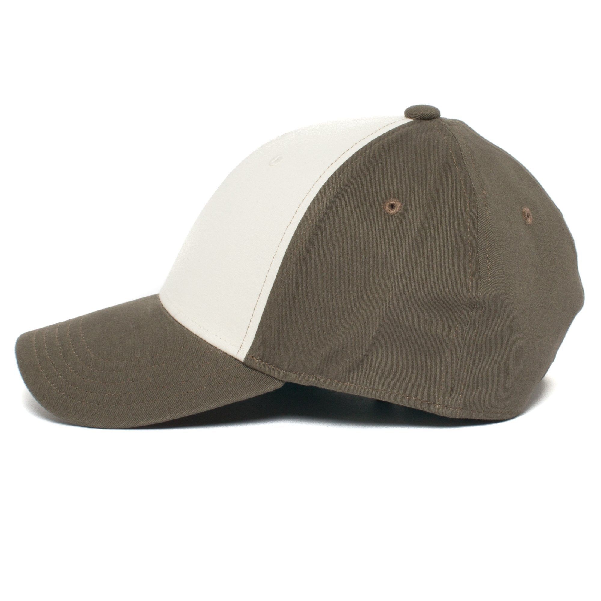 Goorin Bros. for the win cotton 6 panel fitted baseball cap Creme side view