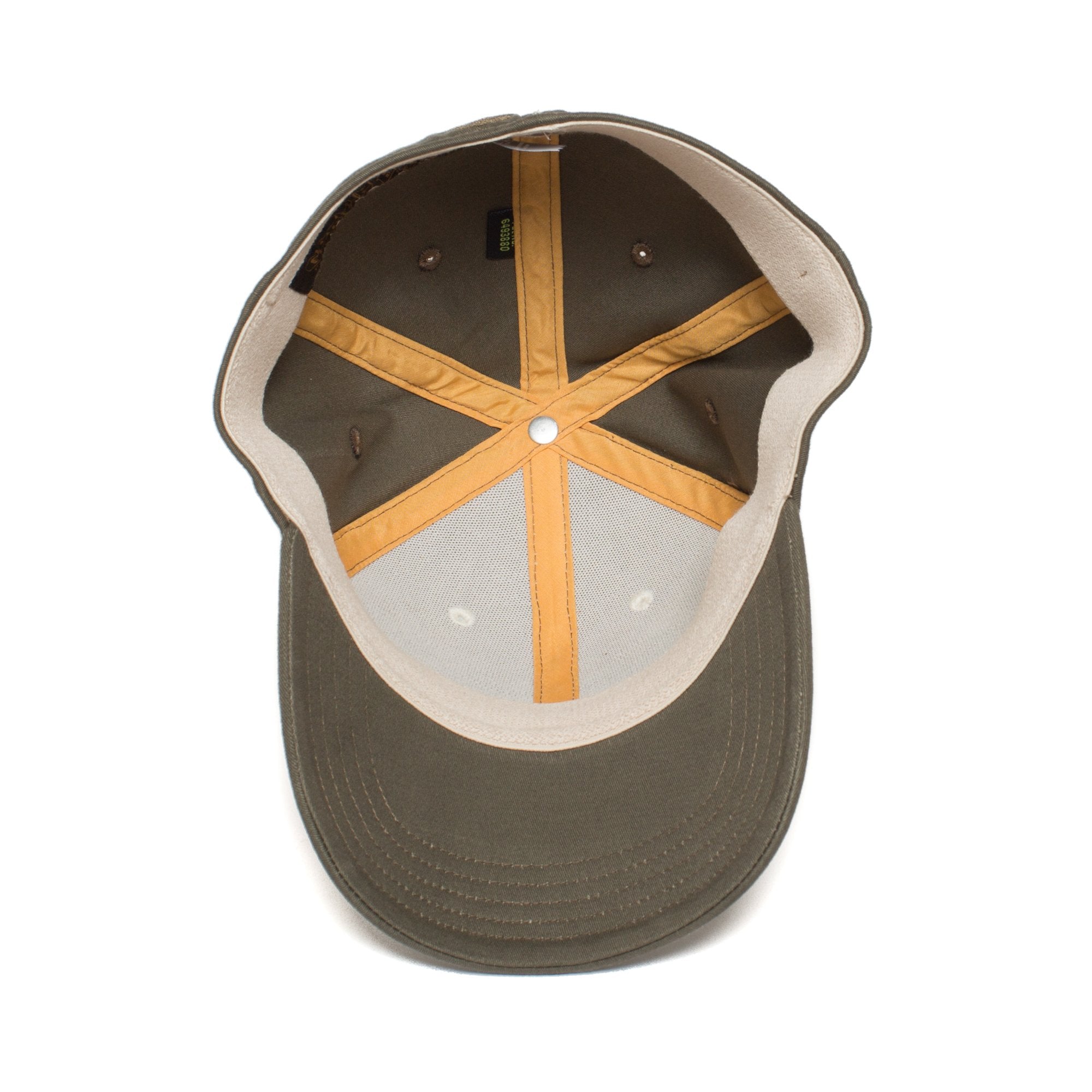 Goorin Bros. for the win cotton 6 panel fitted baseball cap Creme under view