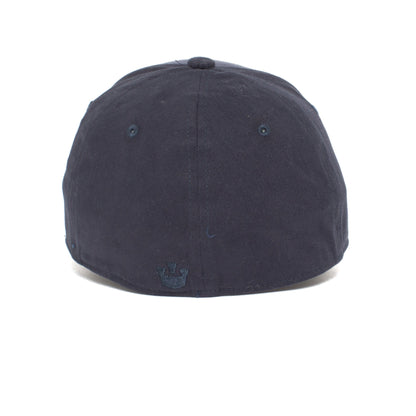 Goorin Bros. for the win cotton 6 panel fitted baseball cap Navy back view