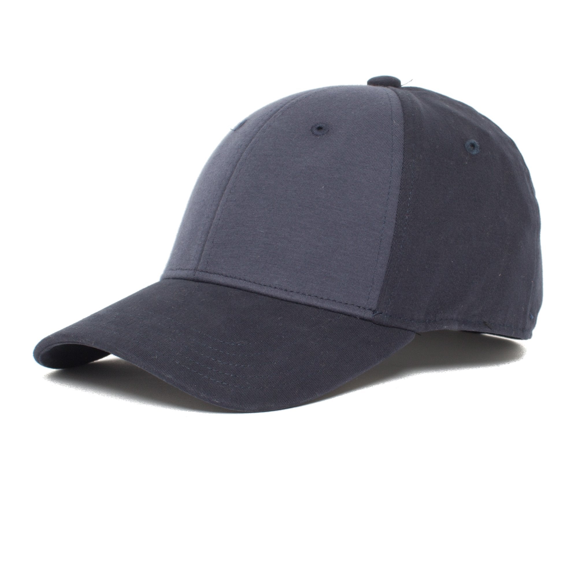 Goorin Bros. for the win cotton 6 panel fitted baseball cap Navy left side view